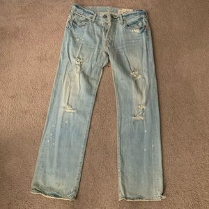 Hollister Distressed Jeans 34x32